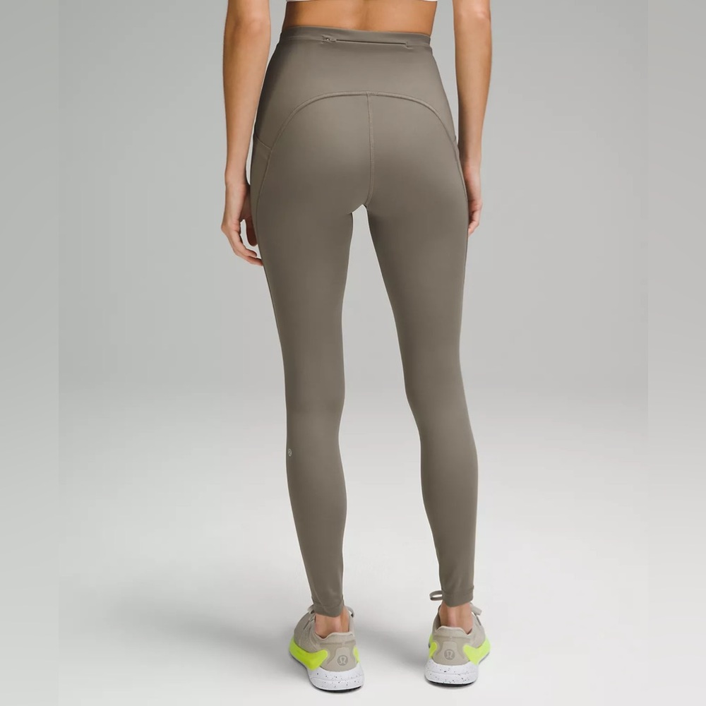 Size 0 Lululemon Swift Speed High-Rise Tight 28" - Olive Green